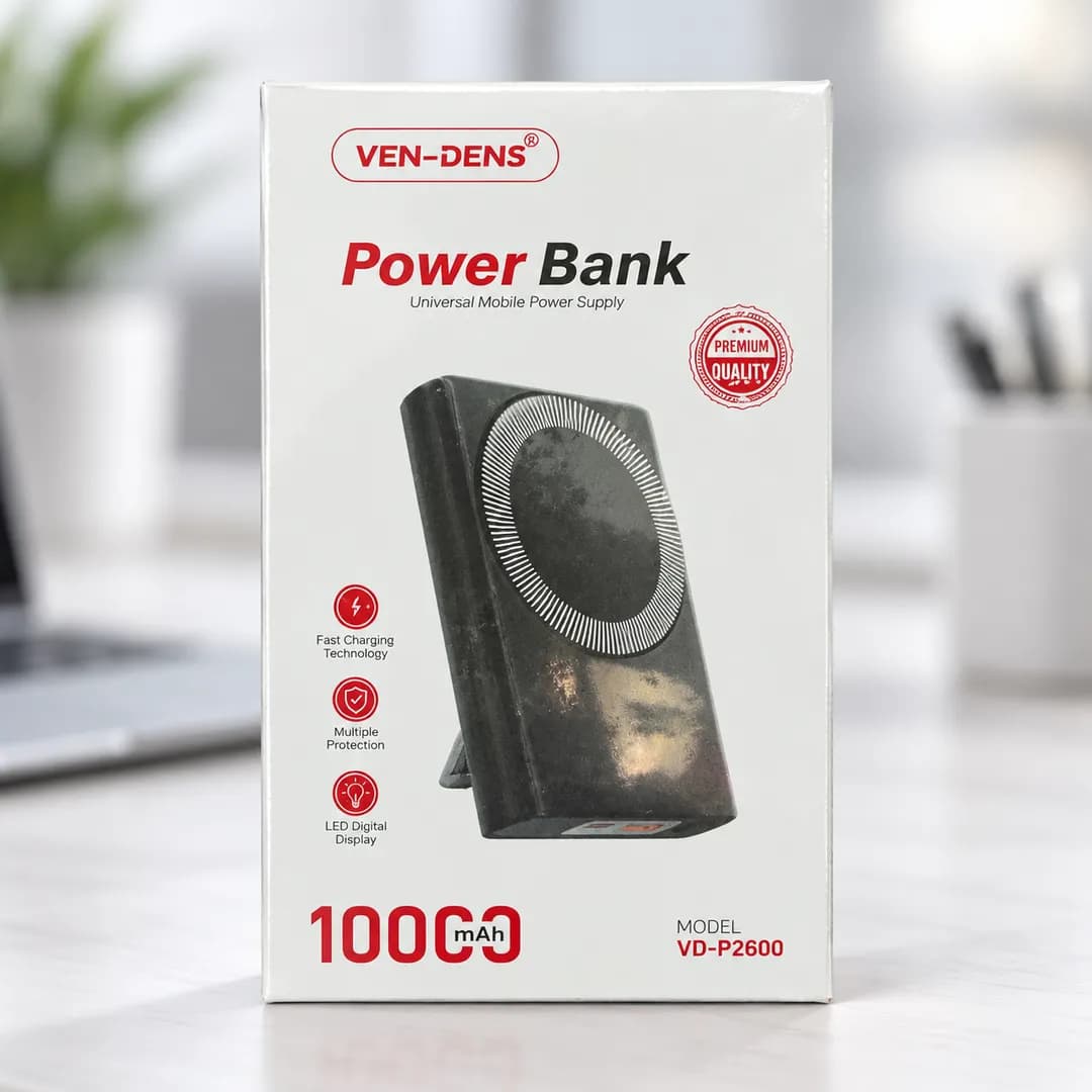 VEN-DENS VD-PB030 10000mAh Magnetic Wireless Power Bank