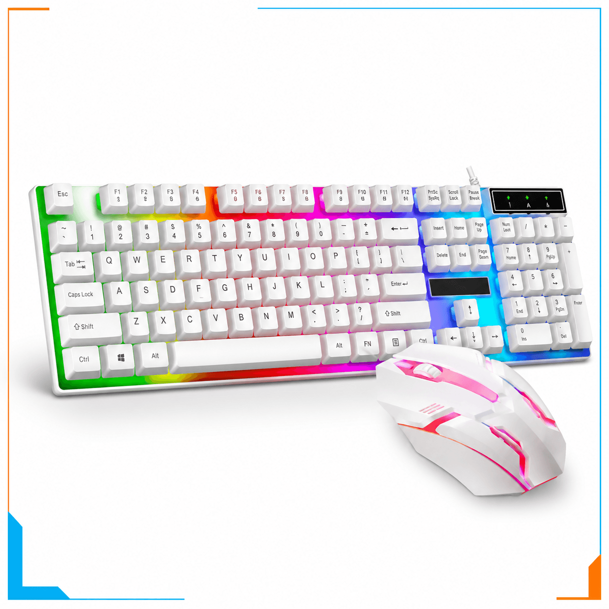 ZUOQU K810 LED Backlit Keyboard and Mouse Combo