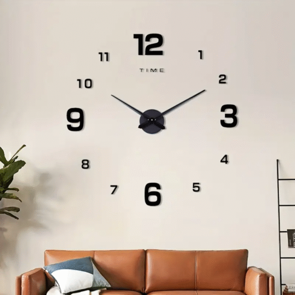 Modern 3D DIY Wall Clock