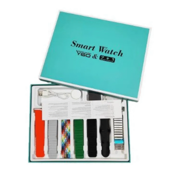 Y60 ultra smart watch sports version with 7 in 1 straps