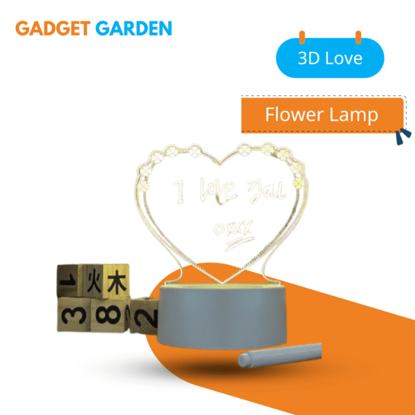 3D Love Flower Lamp