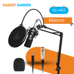 Maono AU-A03 Professional Condenser Studio Microphone Kit