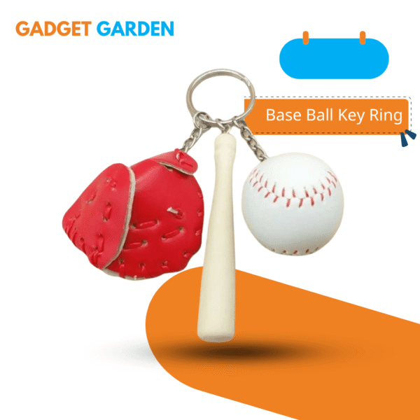 Base Ball Key Ring