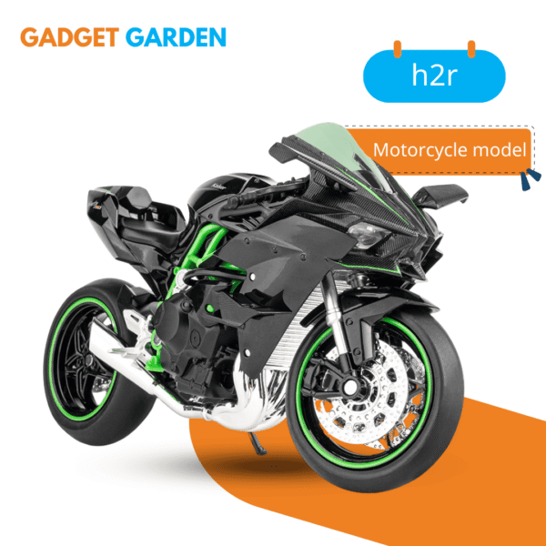 Maisto 1:12 KAWASAKI NINJA H2R Motorcycle Alloy Diecast Model Toy with Base Simulation Motorbike Collection Gift Toys 1/18 Scale