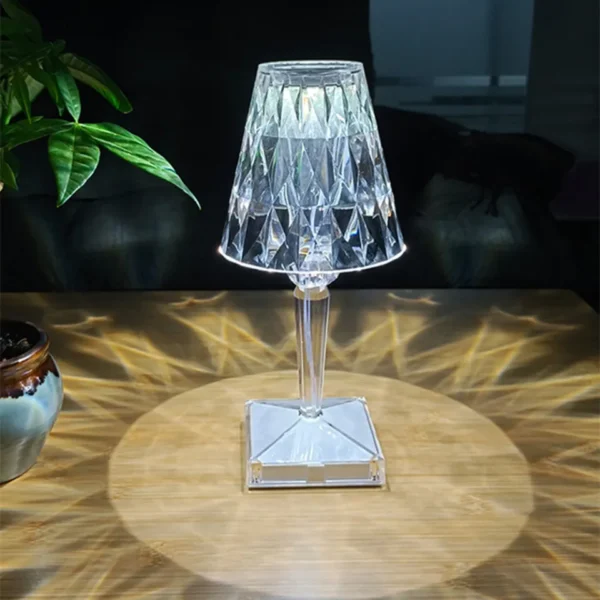 Bedside Rechargeable Crystal Lamps - Image 3