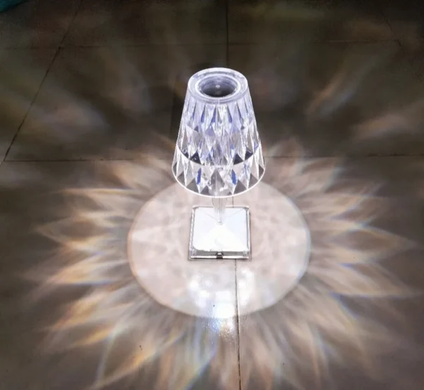 Bedside Rechargeable Crystal Lamps - Image 2