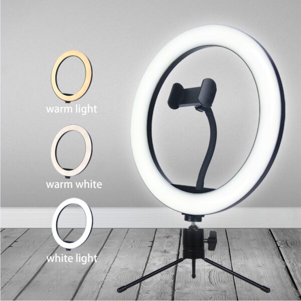 10 inch Ring Light with Table Tripod - Image 4