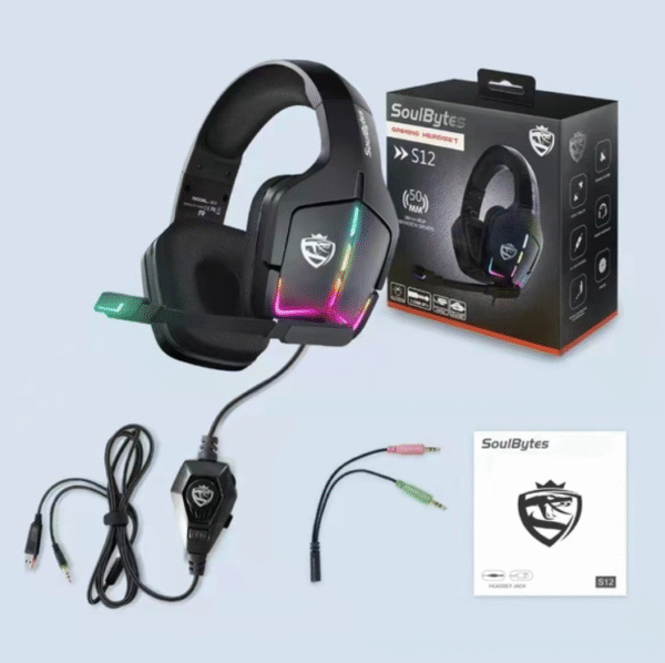 S12 Imported High Quality Headphone ( Usb Type-A & 3.5mm ) - Image 2