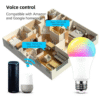 WiFi smart graffiti bulb Alexa voice control RGBCW dimming color WiFi smart led bulb 15W - Image 3