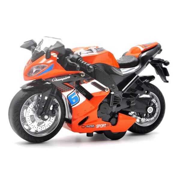 inertial motorcycle special police fire motorcycle boy toy car - Image 2
