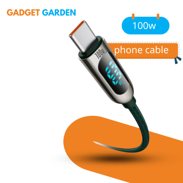 100w digital display mobile phone cable data cable