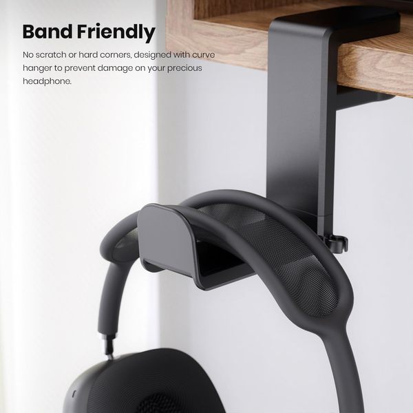 Table Side Clip Hook Headphone Stand - Image 4
